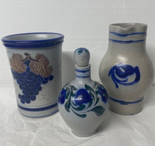 Lot de 3 pièces en grès