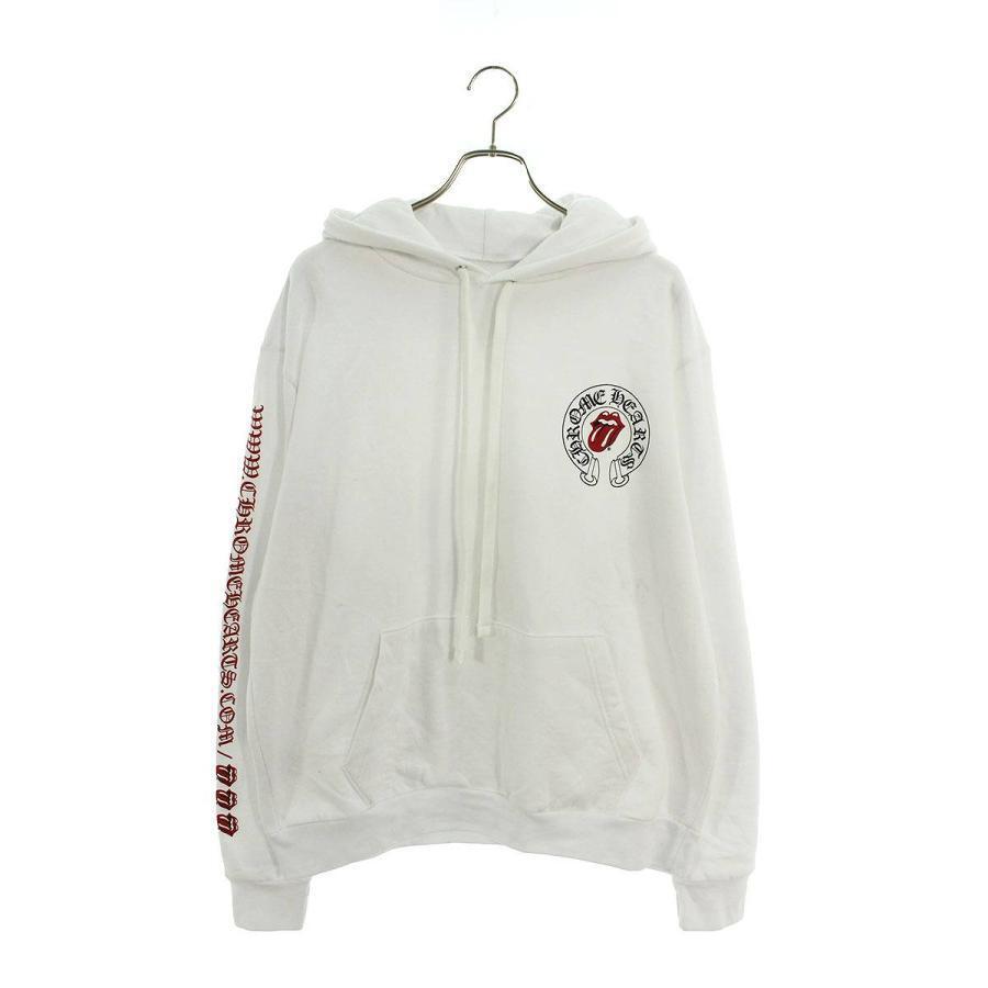 Chrome Hearts Lip And Tongue Hoodie Size M 38 White cotton Chrome Hearts Lip And Tongue Hoodie Size M 38 White cotton