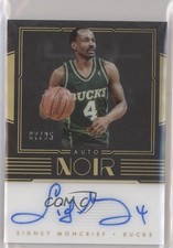 2017-18 Panini Noir Color Gold 7/25 Sidney Moncrief #ANC-SM Auto HOF 0l1u
