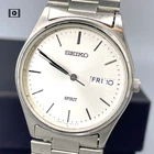 Vtg1997【Exc+5/Box】Seiko Spirit 7N48-7A00 Mens Vintage Watch Silver Dial Quartz
