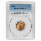 1908S Indian Head Cent 1C PCGS MS 64 RB