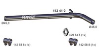 Ernst Abgasrohr 113410 FüR 5Z3 FOX VW 5Z1 5Z4 5Z5