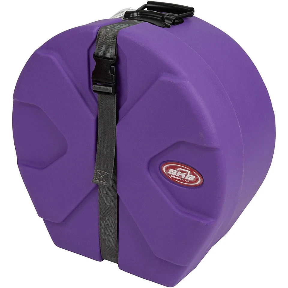 Estojo de tarola moldado SKB Roto-X - 14 x 6,5 pol. Roxo - Imagem 3 de 4