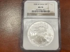 2008 Silver Eagle NGC MS70