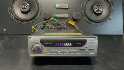 Pioneer Carrozzeria DEH-P717 CD DSP 1DIN Dolphin Display Added