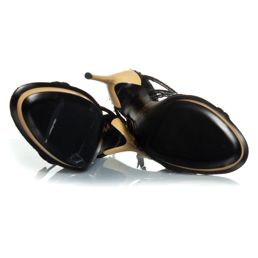 Tom Ford Python Leather Slingback Sandals Female … - image 6