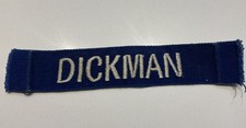 Original Vietnam Era U.S. Air Force Blue Name Tape