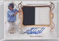 2018 Leaf Trinity Patch Auto Nick Schnell #PA-NS1 Patch Auto 0hg8