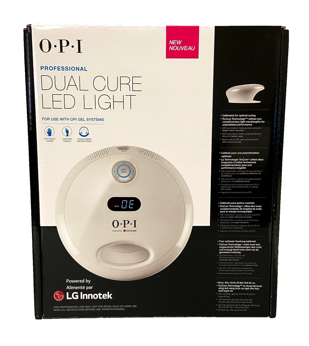 OPI PROFESSIONAL STUDIO LED LIGHT ネイルライト OPI Dual Cure LED OPI PROFESSIONAL STUDIO LED LIGHT ネイルライト OPI Dual Cure LED