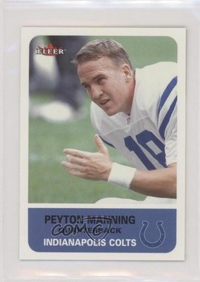 2002 Fleer Tradition Mini Missing Serial Number Peyton Manning #121 HOF y8z