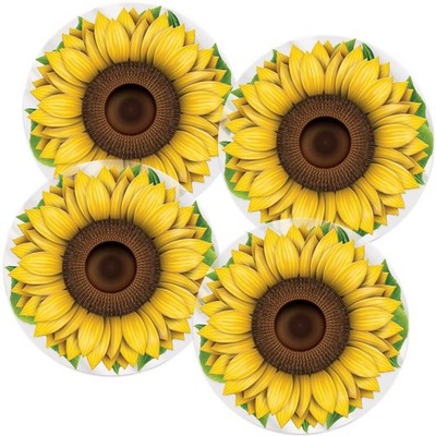 Sunflower Plastic Placemats 4 Per Pack 13˝ Sunflower Party Supplies Decorations