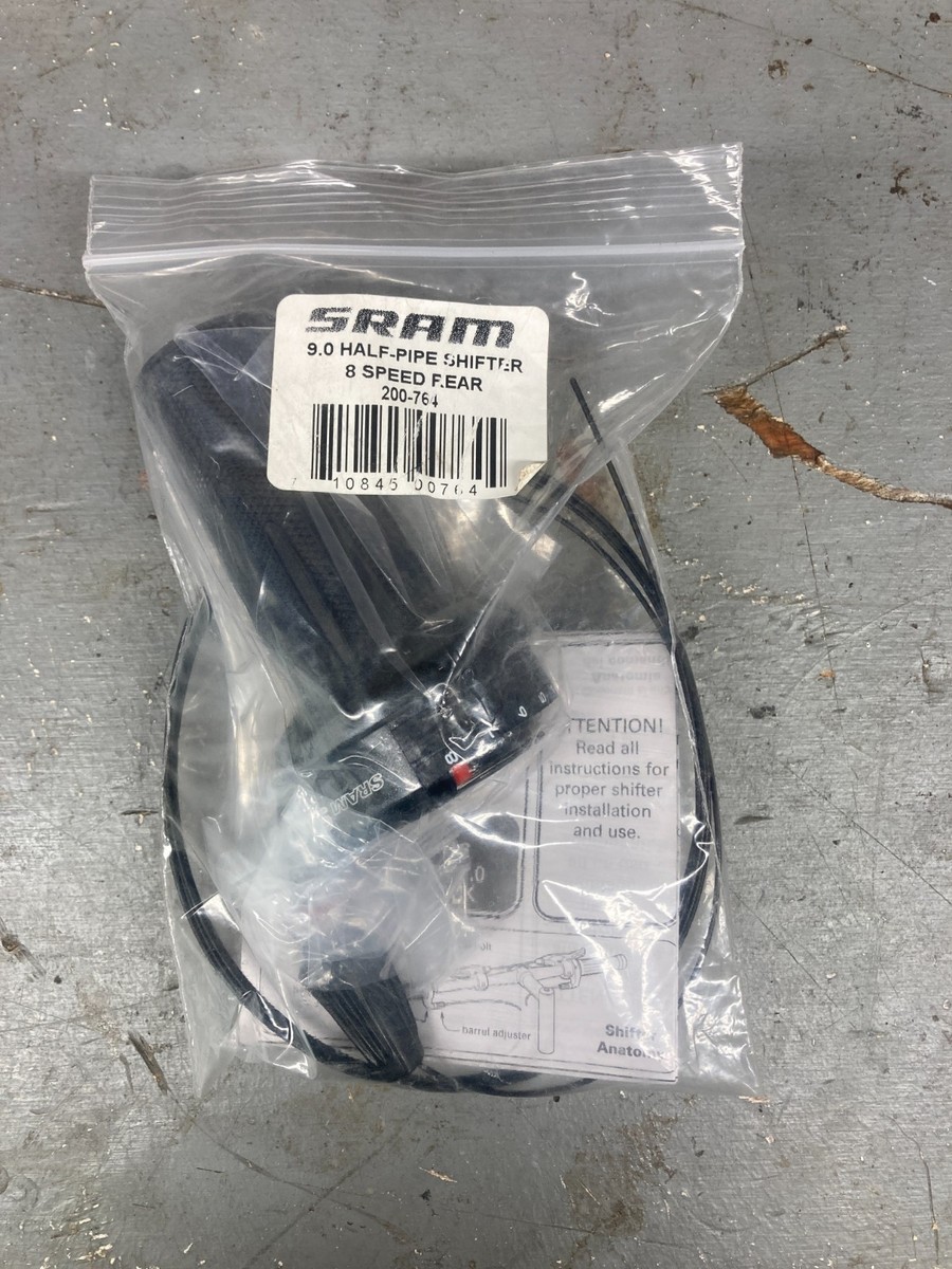 NOS SRAM 9.0 Grip Shift Right Rear 8 Speed Twist Shifter MTB 8s