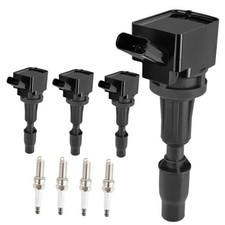 Set of 4 Ignition Coil Pack Spark Plugs Fits Kia Sorento Hyundai Santa Fe UF764