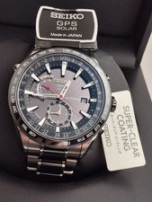 Excellent condition Seiko Astron GPS Solar Titanium World Time SBXA015 Men's