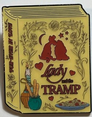 Disney Trading Pin Loungefly- Lady and the Tramp- Disney Books Mystery Open Bag 