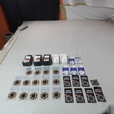Batteries Size 312 Lot Hearing Aid PowerOne Rayovac Starkey Mixed Bundle Deal