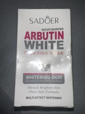 SADOER Niacinamide Arbutin Moisturizing Hydrating Anti-Aging Face Sleeping Mask