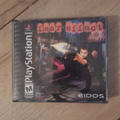 Fear Effect PS1 PlayStation 1 Eidos Action Adventure Manual Included