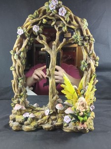 AWESOME Very rare Nemesis Now HAUNTED WOODLAND FAIRY  FANTASY MIRROR Mushroom