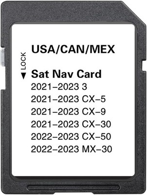 Upgraded Navigation SD Card with Latest Maps Version Compatible with 3 6 CX-3 CX