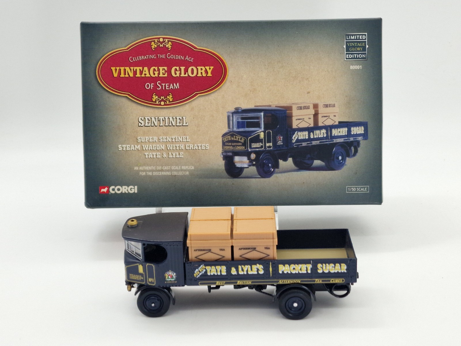 Corgi Vintage Glory of Steam 80001 Super Sentinel - Tate & Lyle - Boxed