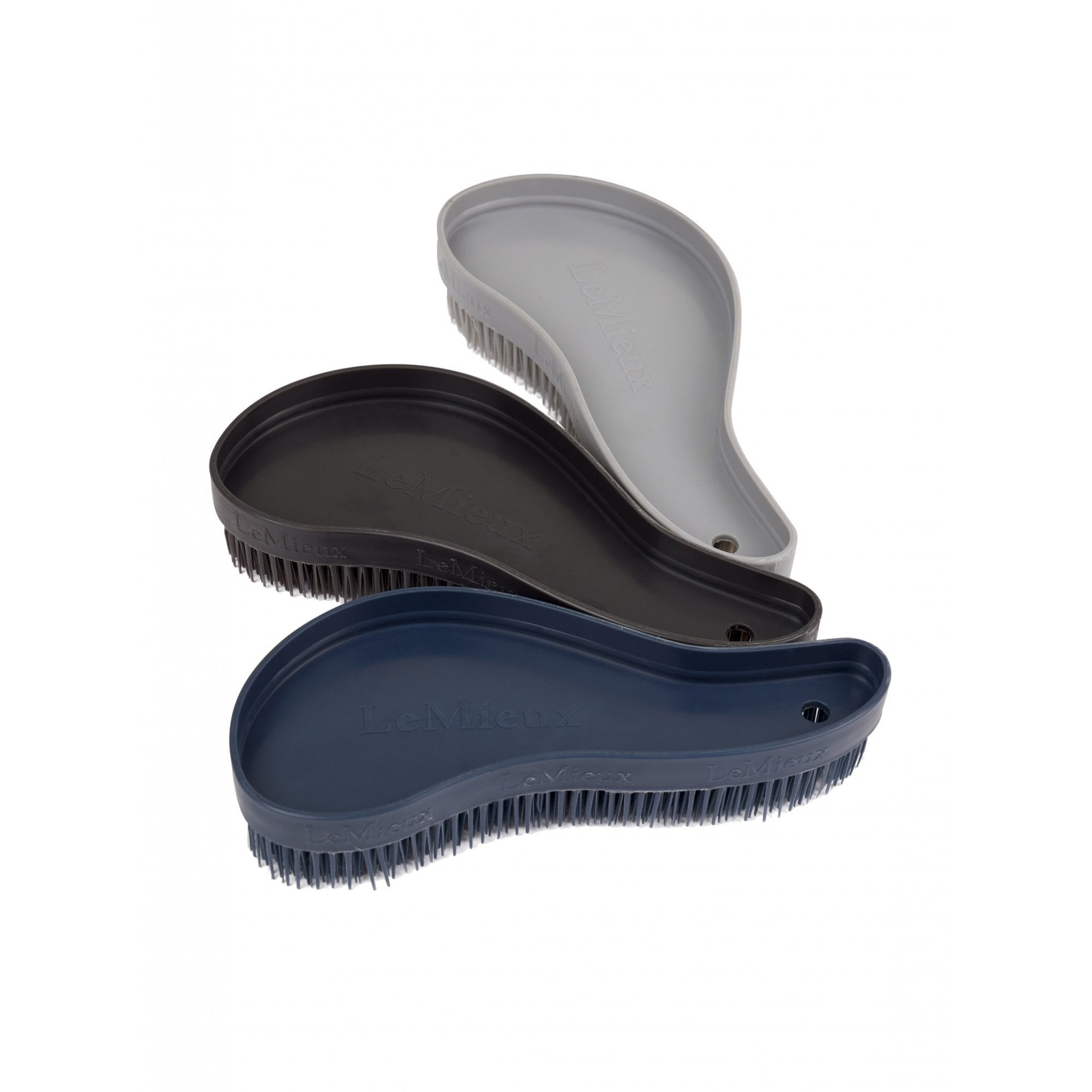 LeMieux Wizard Brush 3pk - Navy/Black/Grey | Equestrian | Grooming