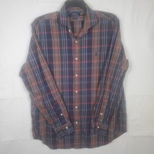 Ralph Lauren Men's Classic Fit Plaid Long Sleeve Button Shirt Size XL