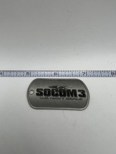 SOCOM 3 U.S. Navy SEALs PlayStation 2 PS2 Promo Dog Tag Sony 2005 Rare