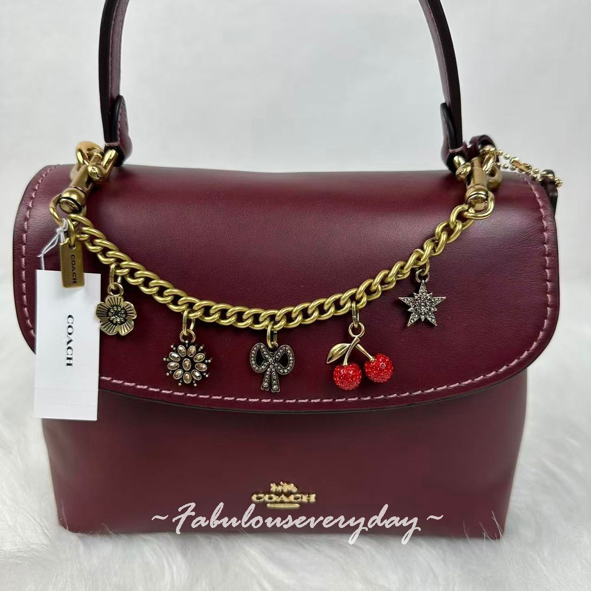 Coach Crystal Motif Chain Bag Charm CCX41 NWT | eBay