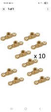 Brass Female M10 10mm Munsen Ring Backplates  - 10 Pack
