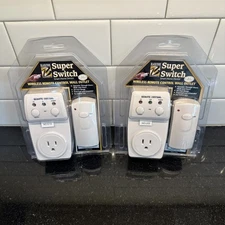 Blackstone ~ Super Switch ~ Wireless Remote Control Wall Outlet ~ Indoor ~ Set 2