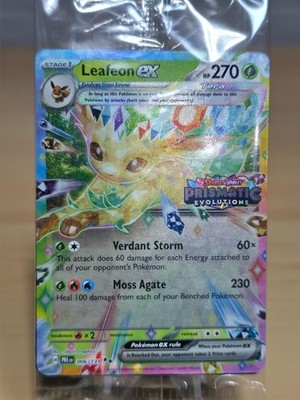 Pokémon Leafeon ex - (Prismatic Evolutions Stamp) 006/131 (Sealed Promo)