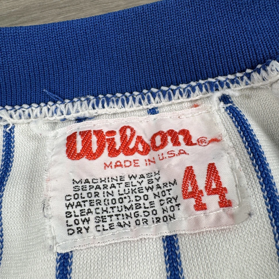 Vintage Ryne Sandberg Jersey Chicago Cubs 44 Pinstripe MLB Baseball Wilson 80s - Image 3 of 4
