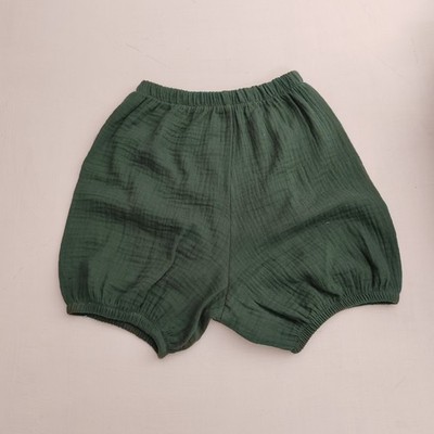 grüne Baby Bloomer Shorts Sommer 9-12m Unisex Sommer Kleidung