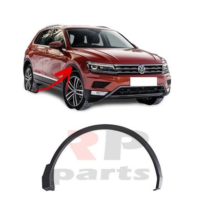 Für VW Tiguan 2016 - 2020 Neue Vorderfender Molding Bogen Trim Rechts O/S