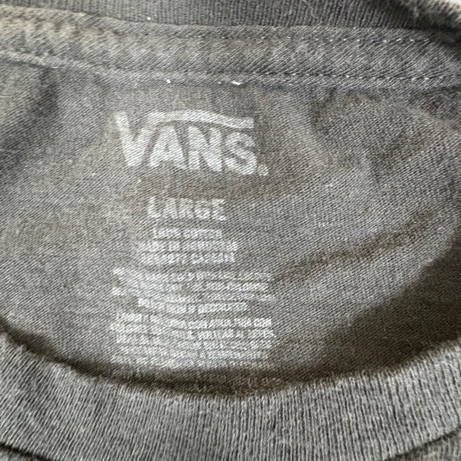 Vans Off The Wall Original 66 Graphic T Shirt Black Mens Large Y2K thumbnail 3