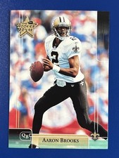 2002 Leaf Rookies & Stars Football Aaron Brooks New Orleans Saints #61