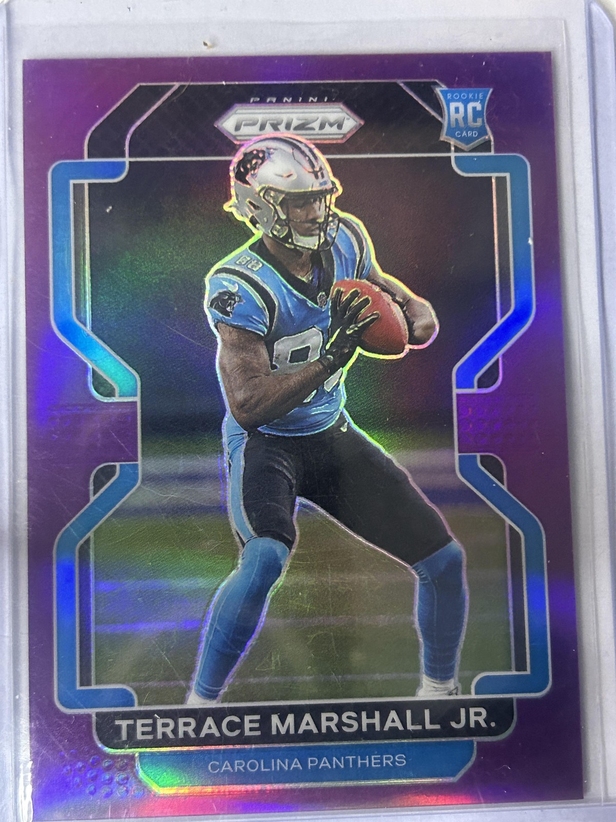 2021 Panini Prizm #348 Terrace Marshall Jr. Blue Wave #/199
