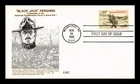 US COVER WORLD WAR I VETERANS FIRST DAY ISSUE BLACK JACK PERSHING LRC CACHET