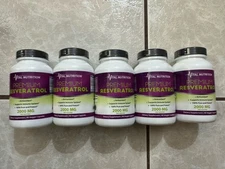 Vital Nutrition VN Resveratrol 2000mg Antioxidant Immune 90 Capsules Lot Of 5