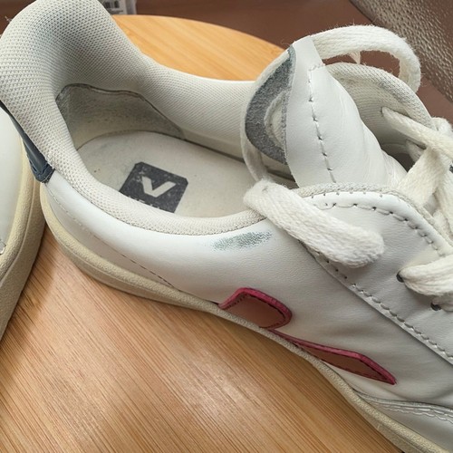 Veja V-12 Leather Low Sneakers Women’s Sz 9 - Picture 12 of 12
