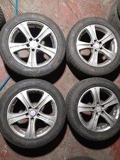2017 MERCEDES E CLASS W213 ALLOY WHEELS WITH TYERS 17” SET OF 4 Genuine