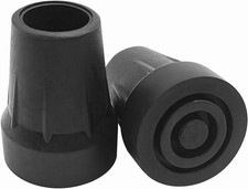 2 Pcs Cane Tips 3/4 Inch Heavy Duty Rubber Cane Tips Anti Slip Tpr Replacement