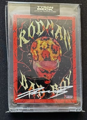Bad Boy Dennis Rodman x Tyson Beck /10 Autograph - Signed by Artist - Rare