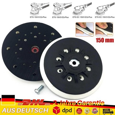 150mm Klettschleifteller weich hart f Festool Festo RO 1E,2E,ETS,LEX,WTS,Rotex