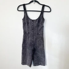 Noam Ponte Knit Romper Gray 0