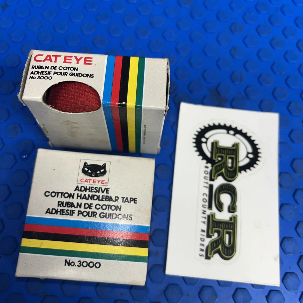 Lot De Réflecteurs Pédale Vélos Vintage Cateye RR-0217 – Jaune, Années 80, NOS