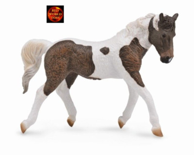 Bashkir Curly Mare Pinto Horse Toy Model Figure by CollectA 88780 Brand New