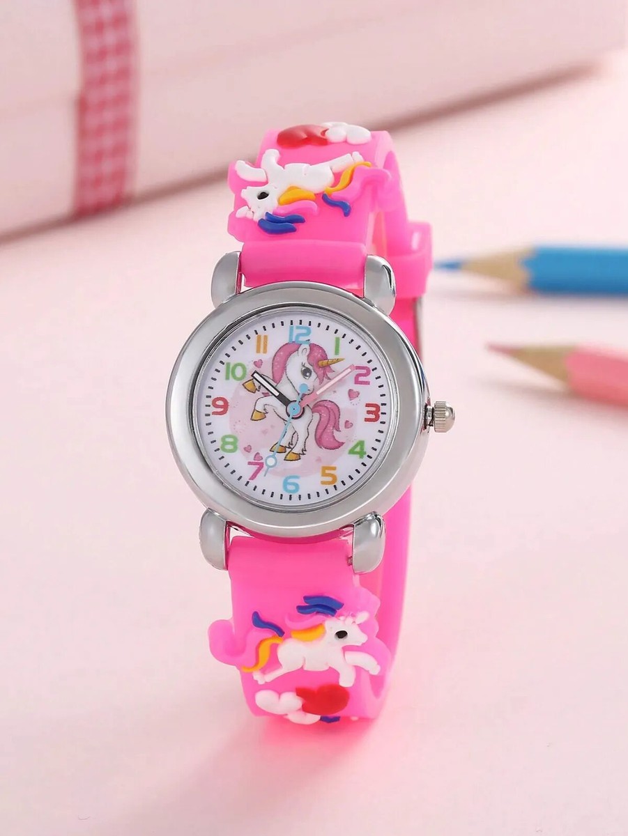 Kids Boy Girl Quart Wrist Watch Children Sports Watch Unicorn