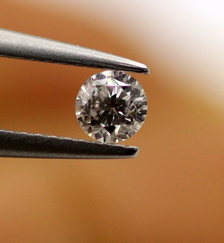 0.09 Ct Natural Loose Diamond Light Pink Color 2.8 mm Round Cut Australia Mined - Picture 6 of 15